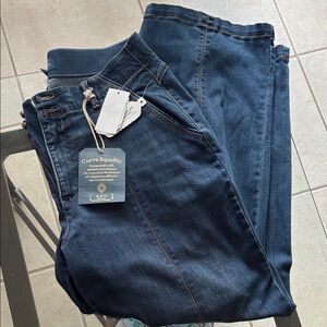 Democracy Dark Blue Flare Jeans